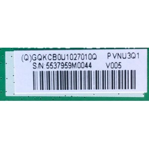 MAIN PARA MONITOR ASUS / NUMERO DE PARTE GQKCB0U102 / 715GA820-M0C-T00-004X / 5537959M0044 / MODELO VG24V / VG24VQE
